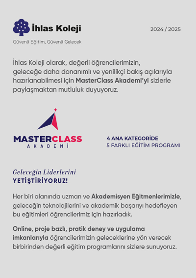 MasterClass Akademi ile Geleceğin Liderlerini Yetiştiriyoruz