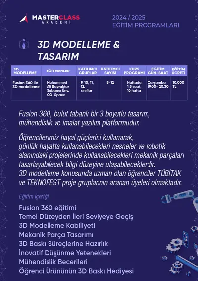 MasterClass Akademi ile Geleceğin Liderlerini Yetiştiriyoruz