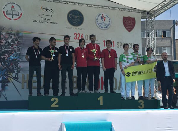 Özel Bahçelievler İhlas Anadolu ve Fen Lisesi Genç Erkekler Olimpik ve Makaralı Yay Takımları Okullararası Okçuluk Müsabakalarında İstanbul Şampiyonu oldular.