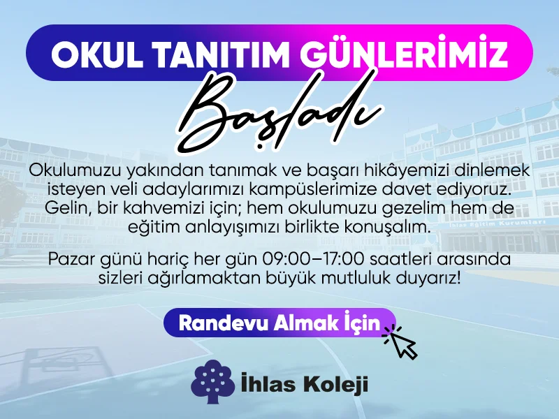 Okul Tanıtım Günleri Başladı